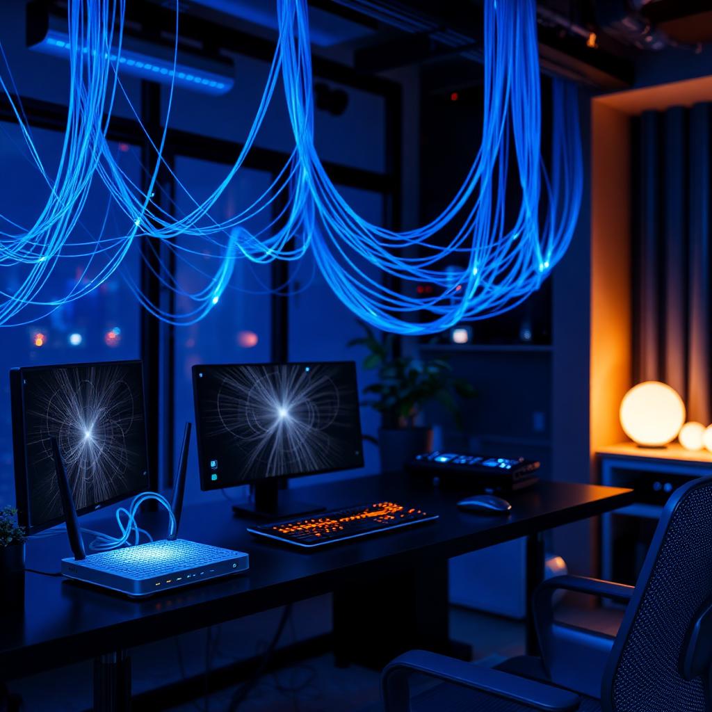 Conectividade residencial: fibra, mesh e desempenho